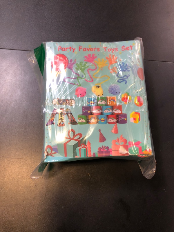 Photo 1 of 126 Pack Party Favors for Kids 3-5,Pop Fidget Toys, Classroom Prizes, Treasure Box Toys, Pinata Filler, Goodie Bag Stuffers, Treasure Chest, Prize Box Bulk Small Toys, Easter Egg fillers