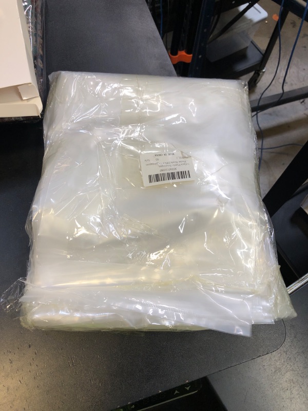 Photo 1 of 100pcs Plastic Envelopes with Snap Closure,A4 Letter Size Clear Plastic Folders for Documents,Waterproof File Folder for School,Home,Work,Office Organization