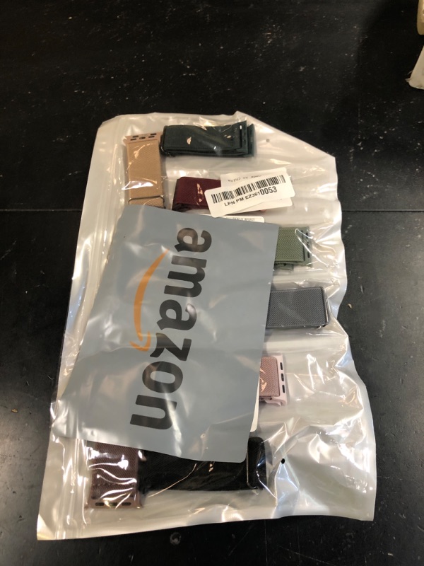 Photo 1 of 10 Pack Stretchy Bands Compatible with Apple Watch Band 40mm 38mm 41mm 42mm 44mm 45mm 46mm 49mm Women Men, Water-Resistant Solo Loop Elastic Sport Straps for iWatch Series 11 10 9 8 7 6 5 4 3 SE Ultra