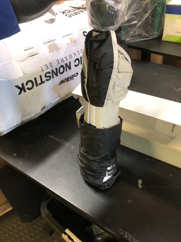 Photo 1 of [2025 Upgrade] Nmoiss Windshield Sun Shade Umbrella - [Vinyl Coating Heat Shield] Protect Car from Sun Rays & Heat Damage Keep Cool and Protect Interior, Spring Structure Edge Medium 56" L x 31" W