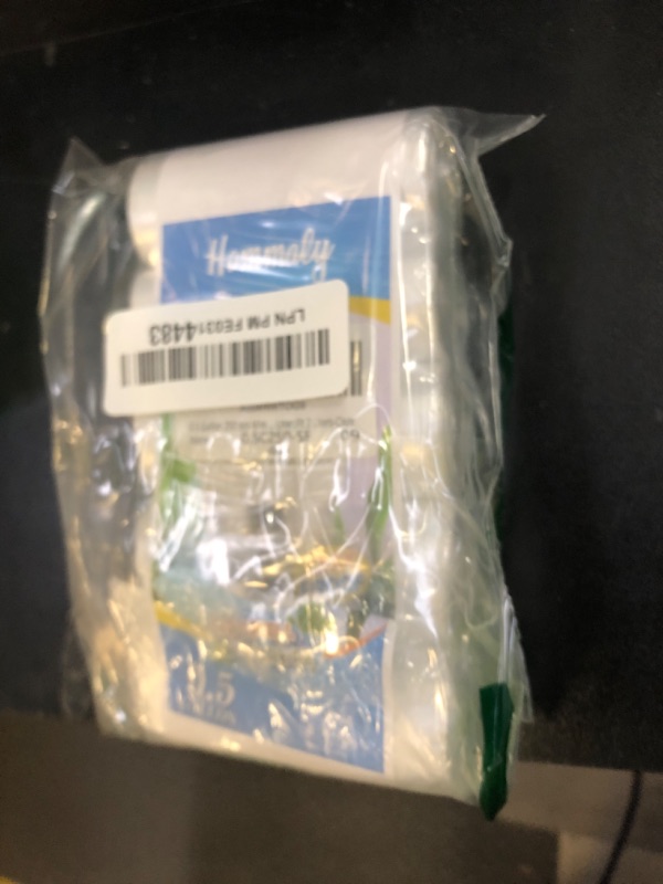 Photo 1 of 0.5 Gallon 250 pcs Mini Clear Trash Bags, Tiny Strong Garbage Bags,Small Plastic Bags for Desktop Trash Bin, Tiny Bathroom Trash Can Bin Liners,Mini Bags for Waste Basket Liner,Fit 2 Liters-Clear