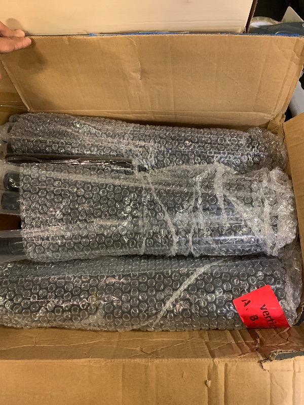 Photo 1 of *UNKNOWN SIZE* Tension Curtain Rod Black Tension Rod