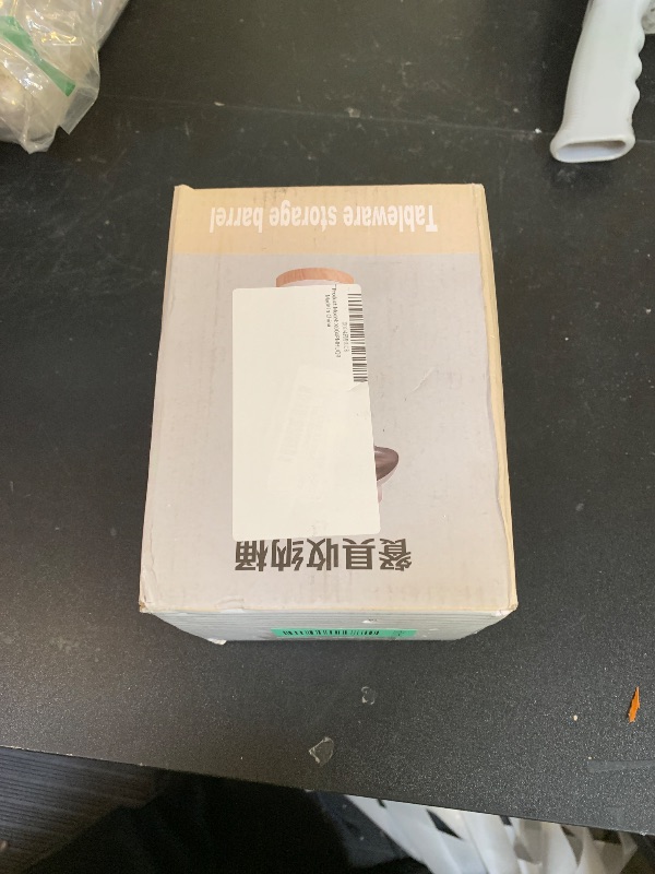 Photo 1 of 1 / 2Pcs Utensil Holder Cutlery Drainer Tableware Storage Bucket Plastic Chopstick Spoon Storage Rack Detachable 3 Divided Silverware Holder Flatware for