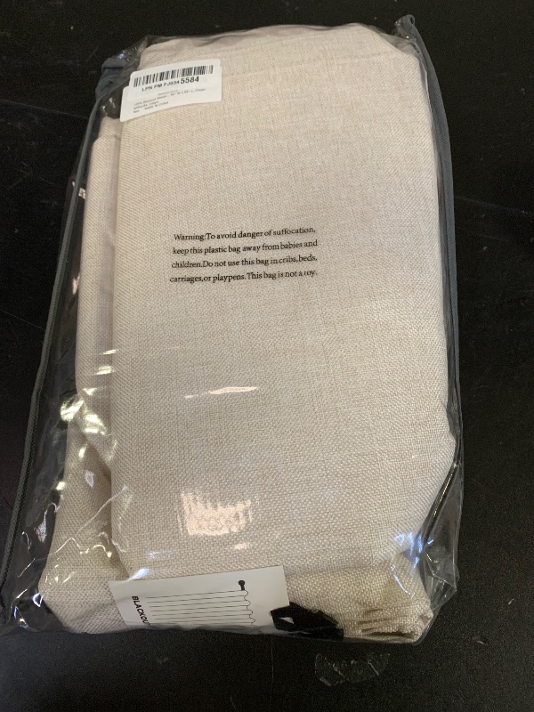 Photo 1 of 100% Blackout Shield Linen Blackout Curtains for Bedroom 84 Inches Long, Back Tab/Rod Pocket Living Room Drapes, Thermal Insulated Blackout Curtains 2 Panels Set, 50" W x 84" L, Cream