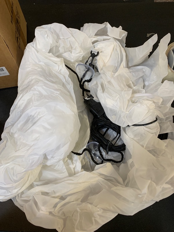 Photo 1 of [ Rotating Fire Flame Lights ] 4 Ft Halloween Inflatables Decorations Outdoor Ghost Broke Out from Window Blow Up Scary Halloween Decorations Party Outside Indoor Yard Garden Lawn Decor