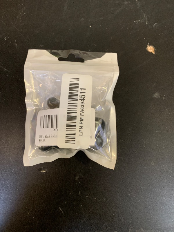 Photo 1 of 10Pcs Black Stethoscope Ear Tips, Universal Replacement 2.5mm Silicone Stethoscope Earplugs for 5mm Ear Hooks Diagnostics and Screening