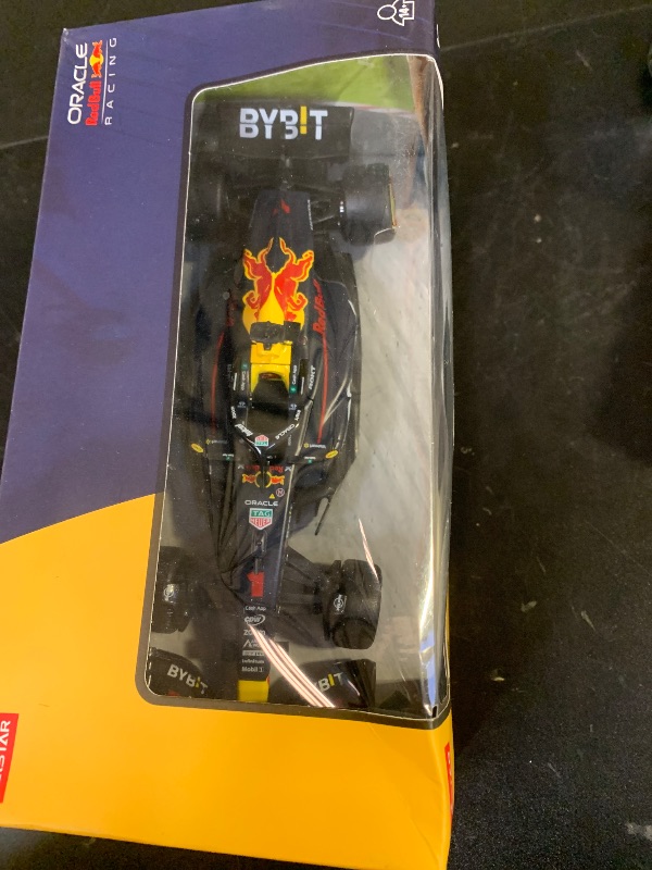 Photo 1 of 1:24 RedBull F1 RB19 Metal Diecast Cars with Free Wheels, Formula 1 Racing Model Car, Ideal Slot Cars Collectibles Gifts for Formula One Fans, Blue