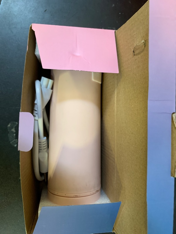 Photo 1 of *IMPERFECT** Travel Electric Kettle Portable Mini Kettle,Small Hot Water Boiler with 4 Temperature Settings,304 Stainless Steel,Fast Boiling Water with Auto Shut-Off and Boil Dry Protection (Pink, 400ml)