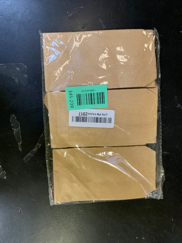 Photo 1 of 100-pack 3x5 Inches Mini Size Natural Kraft Paper Bags for Bakery Cookies Treats Snacks Popcorn Small Gift bag