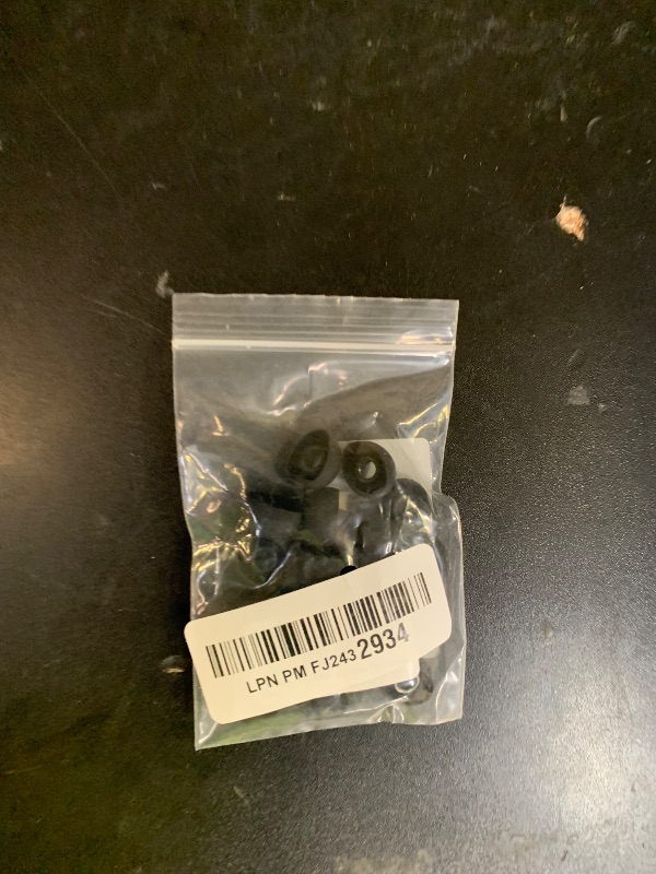 Photo 1 of 10 Pairs Large Black Silicone Replacement Ear Buds Tips Covers