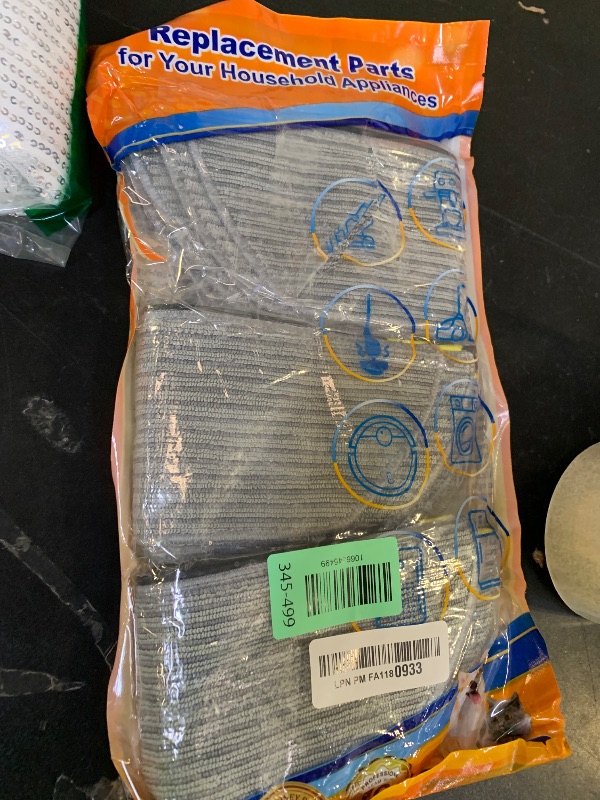 Photo 1 of 12 Pcs Mop Pads Compatible with Shark RV2820YE RV2820ZE RV2820A Robot Vacuum Cleaner Parts Microfiber Reusable Pads Robot Replacement Accessories