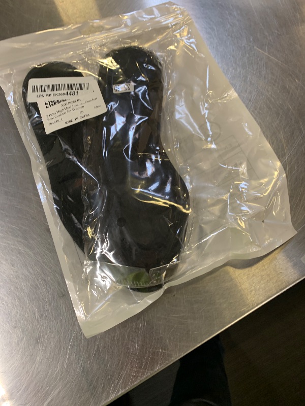 Photo 1 of 2 Pairs High Heel Inserts Women, Arch Support Insoles Breathable with Memory Foam, Replacement Shoe Inserts Comfort Foot Cushion for Women