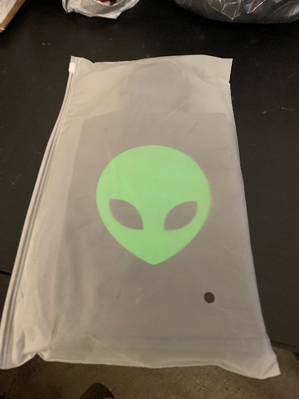 Photo 1 of 16PCS Green Alien Party Decorations Paper Bags Green Alien Paper Candy Treat Bags UFO Alien Birthday Party Decor Space Themed Party Decorations