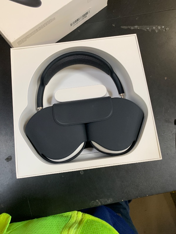 Photo 1 of Apple AirPods Max Wireless Over-Ear Headphones, Pro-Level Active Noise Cancellation, Transparency Mode, Personalized Spatial Audio, USB-C Charging, Bluetooth Headphones for iPhone - Midnight