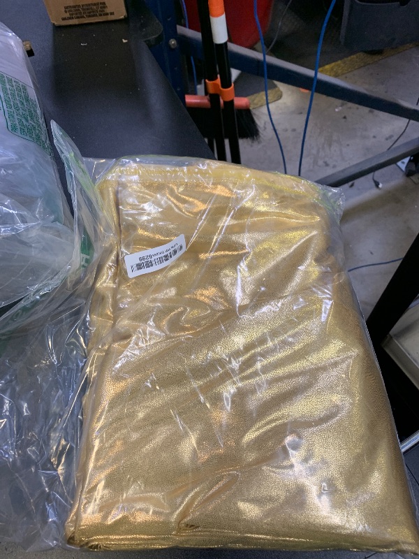 Photo 1 of 10ftx10ft Thick Gold Glitter Backdrop Curtain Panels for Parties, Wrinkle Free Sequin Sparking Photo Backdrop Drapes, 2 Panels 5x10ft Shimmer Back Drop Cloth for Wedding Birthday Photography