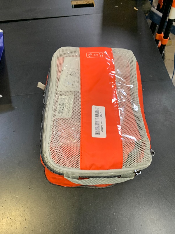 Photo 1 of 10 Set Compression Packing Cubes for Travel Essentials,Compressible Expandable Packing Cubes for Suitcase,OlarHike Luggage Organizer Bags for Travel,Handy Helper for Organizing Clothes(Orange)
