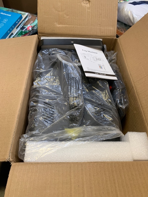 Photo 1 of 1200W Fog Machine Halloween Outdoor with 18 LED Lights 6000CFM Smoke Machine Fog Indoor with Remote for Wedding Party DJ Disco Stage