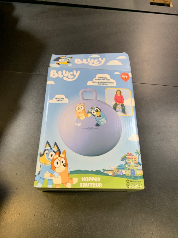 Photo 1 of Bluey Hopper Ball Outdoor Toy Set - Bundle Includes 15" Hopper Ball for Boys and Girls Outdoor Activities, Parties Plus Stickers, More | Bluey Jumping Ball for Toddlers