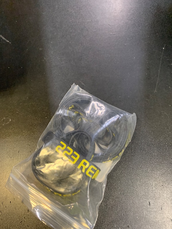 Photo 1 of 12 Pack 223 REM Magazine Marking Bands with Large Lettering, .223Cal Ammo Caliber Label Identification Marker Accessories (Black - Yellow)