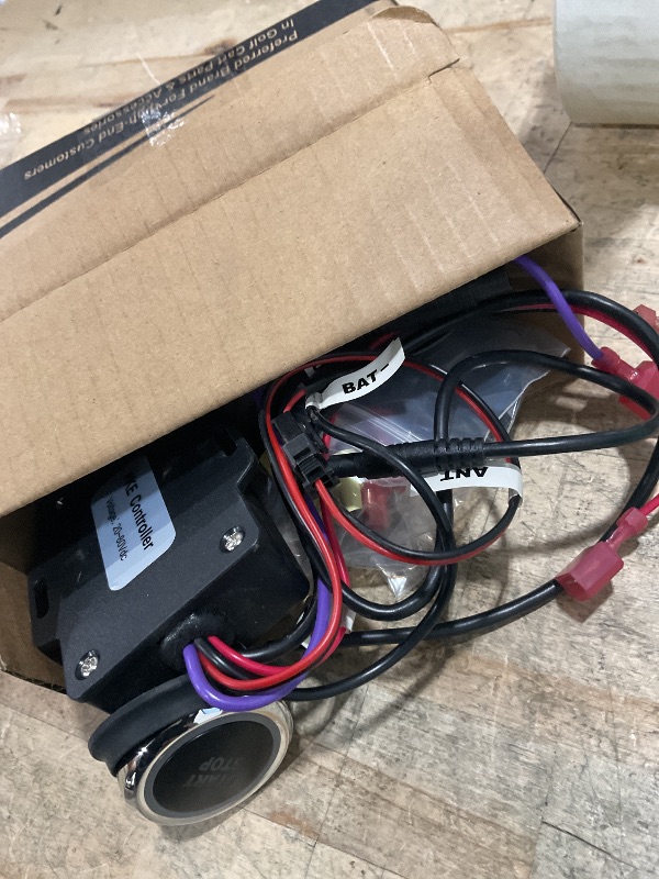 Photo 1 of 10L0L Golf Cart Keyless Ignition Switch with Remote Control for Yamaha G22 / G29, EZGO TXT, Club Car DS/Precedent 20-80V Electric Golf Carts