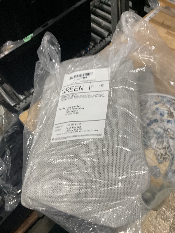 Photo 1 of ***USED***ROYHOME Runner Rug Washable Moroccan Trellis Hallway Runner Entryway Rug, Stain Resistant Non-Slip Floor Cover Vintage Distressed Entrance Carpet for Laundry Kitchen, Blue/Yellow, 2' x 6'