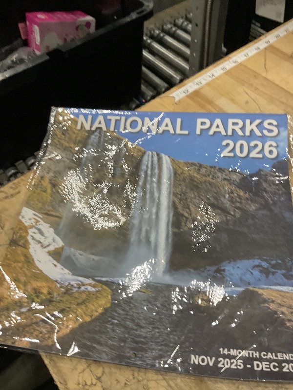 Photo 1 of 2026 Calendar for Wall, National Parks Calendar 2026 from January 2026 - December 2026, 12" x 24" Opened 12 Months Calendar, Full Page Months Thick & Sturdy Paper for Gift Perfect Calendars