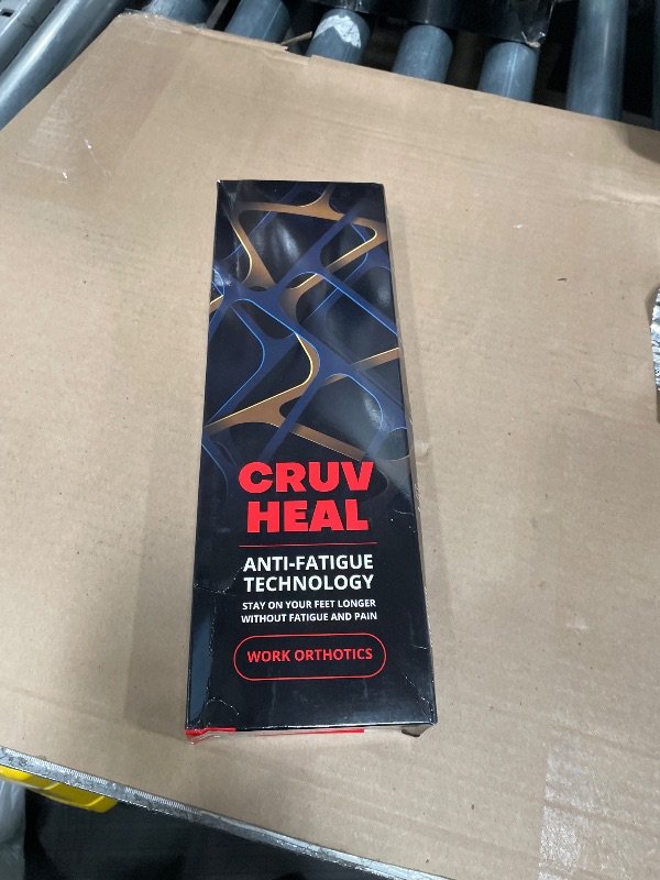 Photo 1 of (New) Work Orthotic Insoles - Anti Fatigue Medium Arch Support Shoe Insert Men Women - Plantar Fasciitis Flat Feet - Relieve Foot Pain - Work Boot Insoles Standing All Day (XL, Blue)