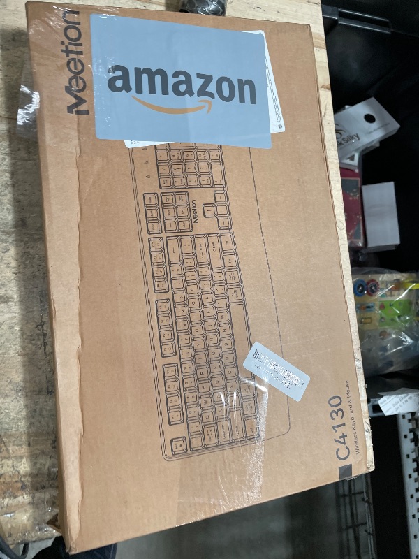 Photo 1 of **********MOUSE NOT INCLUDED************
MEETION Wireless Keyboard and Mouse, Full-Sized Cordless Keyboard with Wrist Rest, 3 DPI Adjustable Mouse, Keyboard and Mouse Set with 2.4GHz USB Receiver, for PC/Computer/Laptop/Windows/Mac, Pink