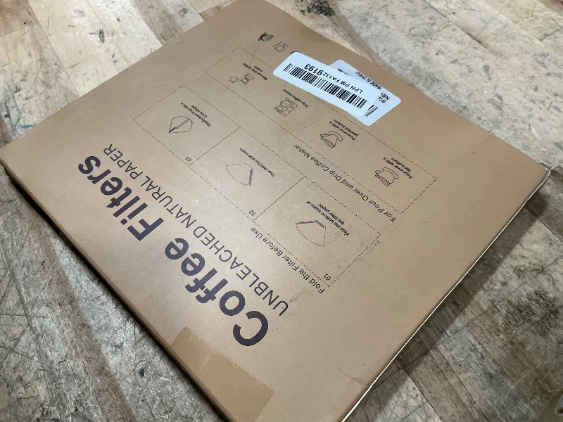 Photo 1 of 100 Count Coffee Filters #4, Premium Cone Coffee Filters 8-12 cup, Unbleached Natural Paper, Disposable Coffee Filters 4 Cone Paper for Pour Over and Drip Coffee Maker