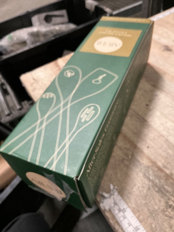 Photo 1 of 10 Pack Wooden Utensils for Cooking, Wood Utensil Set for Kitchen, Teak Wooden Spoon for Cooking, Non-Stick Spatula Ladle