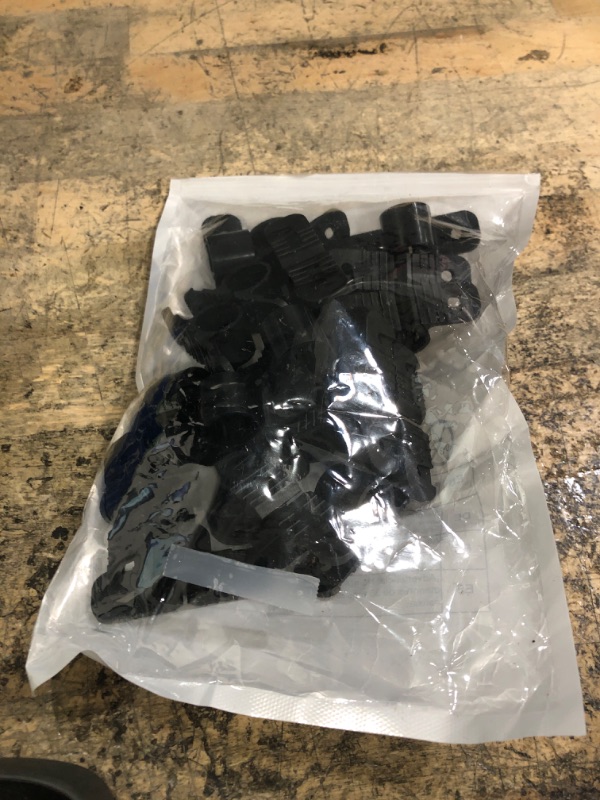 Photo 1 of 25 Pack 1/2 Inch Pipe Supports Suspension Clamp Pipe 2 Hole Mount Pipes Clamps PVC Pipes Strap Clips Conduit Strap Clamps Cushioned Heavy Duty Conduit Clips for PEX, Copper, CPVC