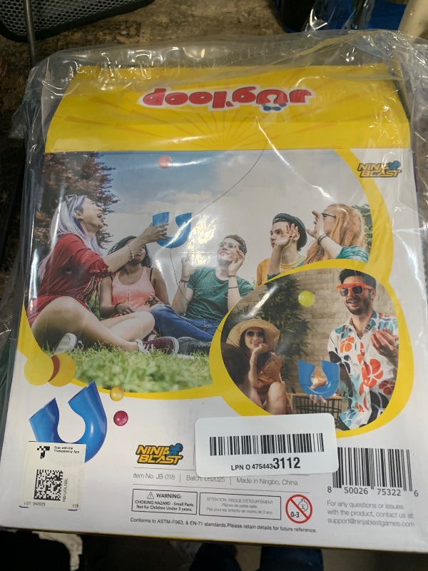 Photo 1 of ***MISSING PARTS***
Ninja Blast Jug'loop - Juggling Balls Skill Game - Outdoor Games for Kids, Teens, & Adults Boys Toys for Ages 8-13 - 8 9 10 Year Old Boy Toy 8-12 - Teen Tween Birthday Gift for 8-10, 10-12 Years