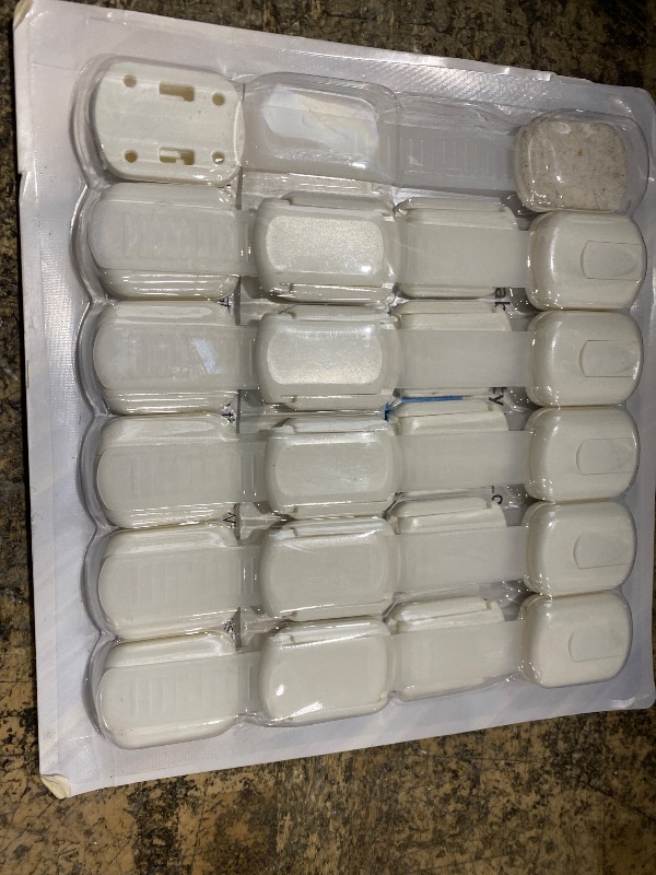 Photo 1 of 12 Pack Vkania Baby Proofing Cabinet Strap Locks - Child Safety Drawer Cupboard Oven Refrigerator Adhesive Locks - Adjustable Toilets Seat Fridge Latches - Kids Proof Kit - No Drilling