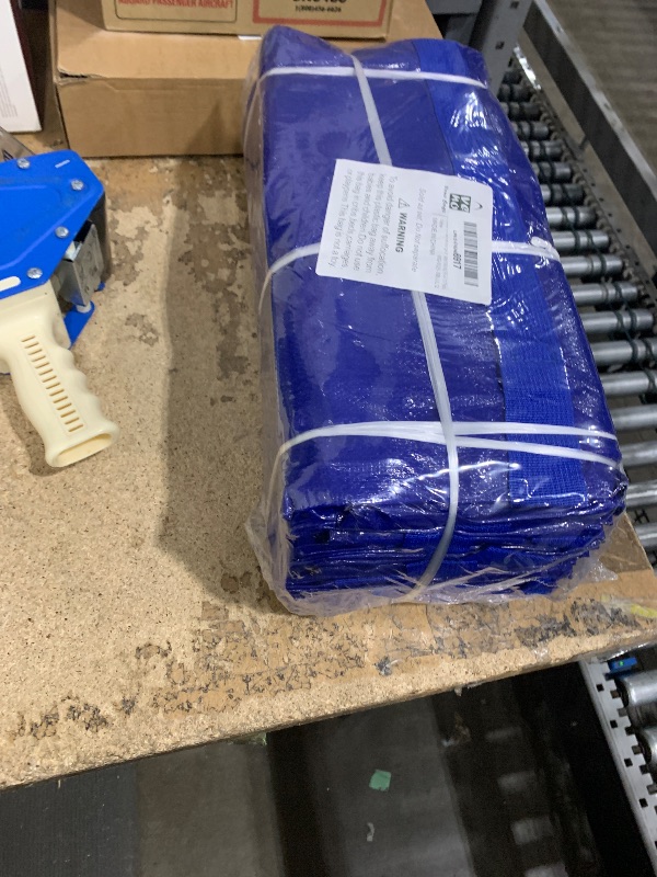 Photo 1 of 12 Pack Extra Heavy Duty Large Moving Bags with Strong Zipper & Comfortable Handles, Sturdy & Durable Clothes Storage Bags Totes Bins, Packing Moving Boxes for College Supplies, Dark Blue