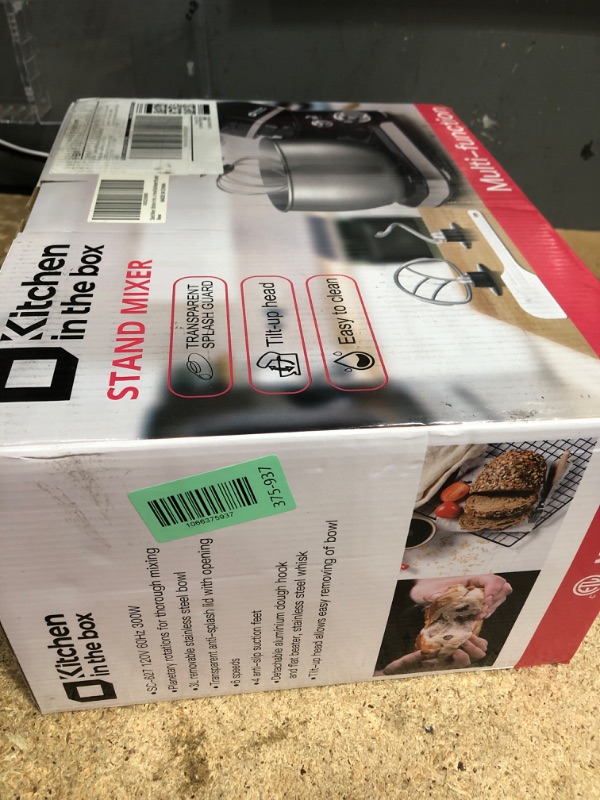 Photo 1 of ***PURPLE/LAVENDER***
Stand Mixer, Kitchen in the box 3.2Qt Small Electric Food Mixer,6 Speeds Portable Lightweight Kitchen Mixer for Daily Use with Egg Whisk,Dough Hook,Flat Beater (Purple)