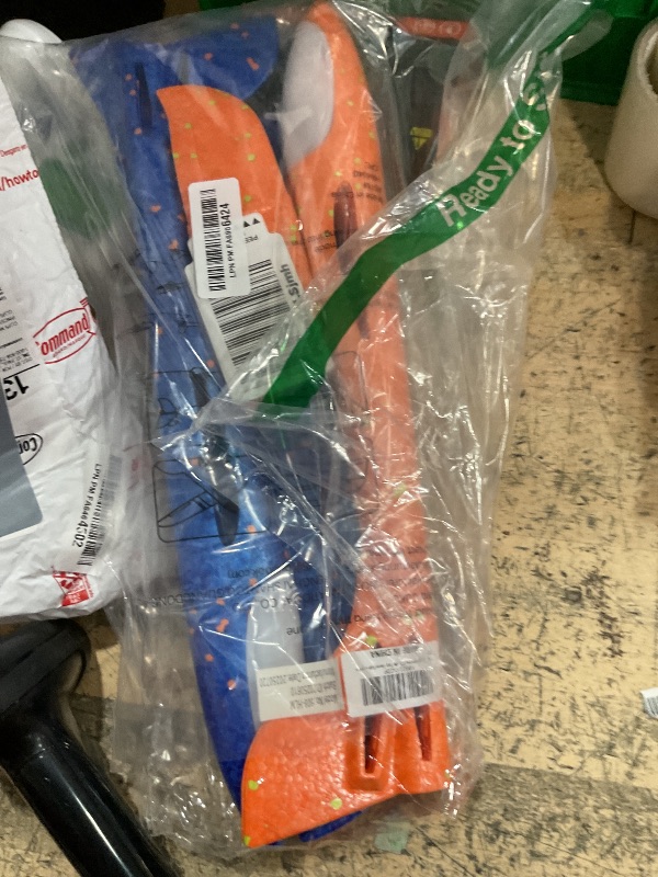 Photo 1 of 2 Pack LED Light Airplane,17.5" Large Throwing 2 Flight Mode Glider Plane,Flying Toy for Kids,Gifts for 3 4 5 6 7 8 9 Years Old Boy,Outdoor Sport Toys Birthday Party Favors Foam Airplane