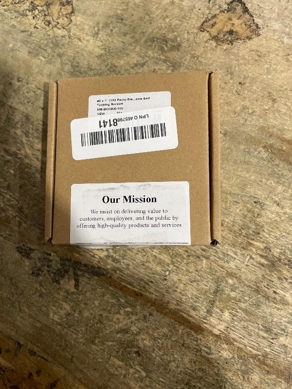 Photo 1 of #8 x 1 (100 Pack) Stainless Steel Phillips Pan Head Wood Screws, Stainless Steel 304 (18-8), Pan Head Sheet Metal Screws Self Tapping for Wood