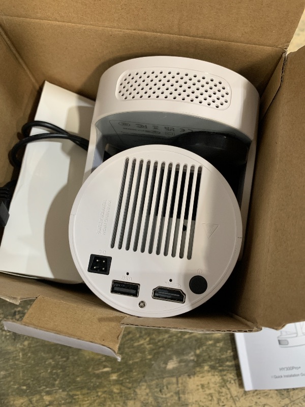 Photo 1 of *************MISSING THE REMOTE*************
Magcubic Mini Projector with WiFi 6 and Bluetooth 5.4, Portable Projector 4K Support, 5W Soundbase Speaker, Auto Vertical Keystone 180°Rotatable Smart Proyector for Movie Home Outdoor