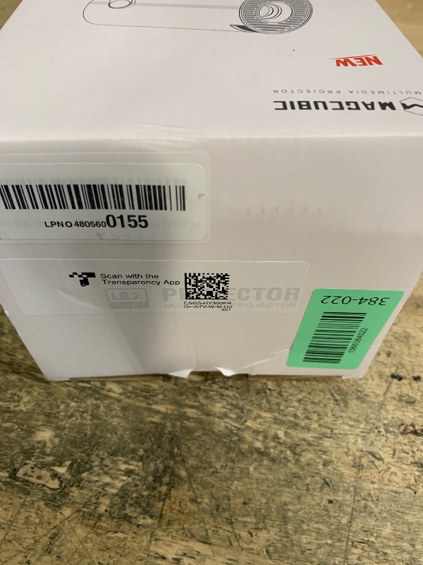 Photo 1 of *************MISSING THE REMOTE*************
Magcubic Mini Projector with WiFi 6 and Bluetooth 5.4, Portable Projector 4K Support, 5W Soundbase Speaker, Auto Vertical Keystone 180°Rotatable Smart Proyector for Movie Home Outdoor