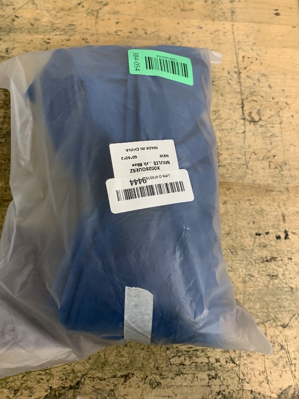 Photo 1 of 2 pack blue velvet pillow covers