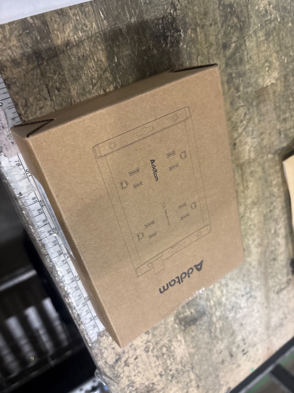 Photo 1 of 10FT Flat Plug Extension Cord with Multiple Outlets, Surge Protector Power Strip 10 ft Cord, 8 Outlets 4 USB Ports (2 USB C), Multi Outlet Wall Plug for Home Office College Dorm Room Essentials