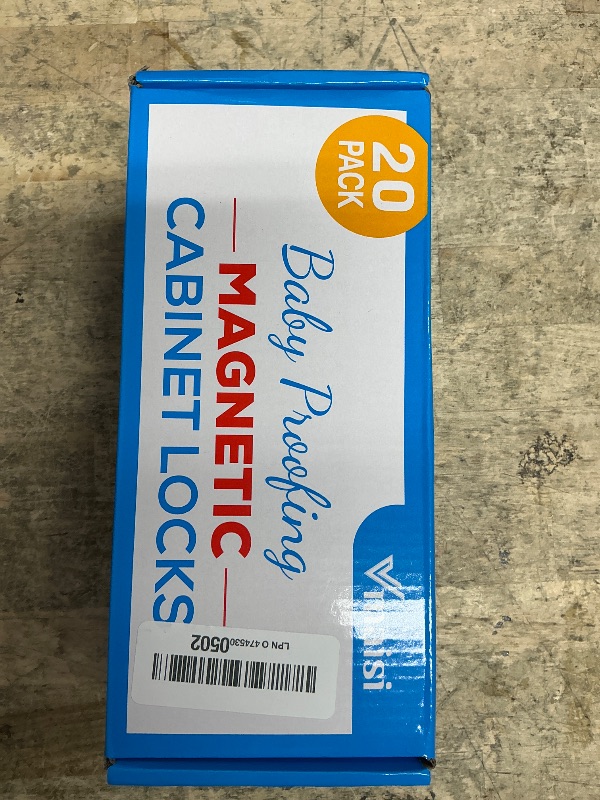 Photo 1 of 20 Pack Magnetic Cabinet Locks Baby Proofing - Vmaisi Children Proof Cupboard Drawers Latches - Adhesive Easy Installation