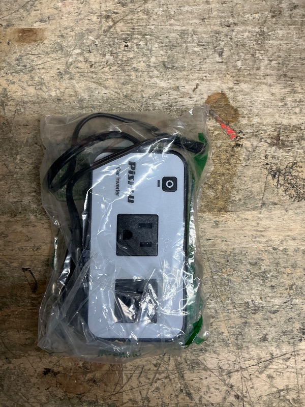 Photo 1 of 200W Car Power Inverter, PiSFAU DC 12V to 110V AC Car Plug Adapter Outlet with [20W USB-C] /USB-Fast Charger(18W) / 4.8A Dual USB/car Charger for Laptop