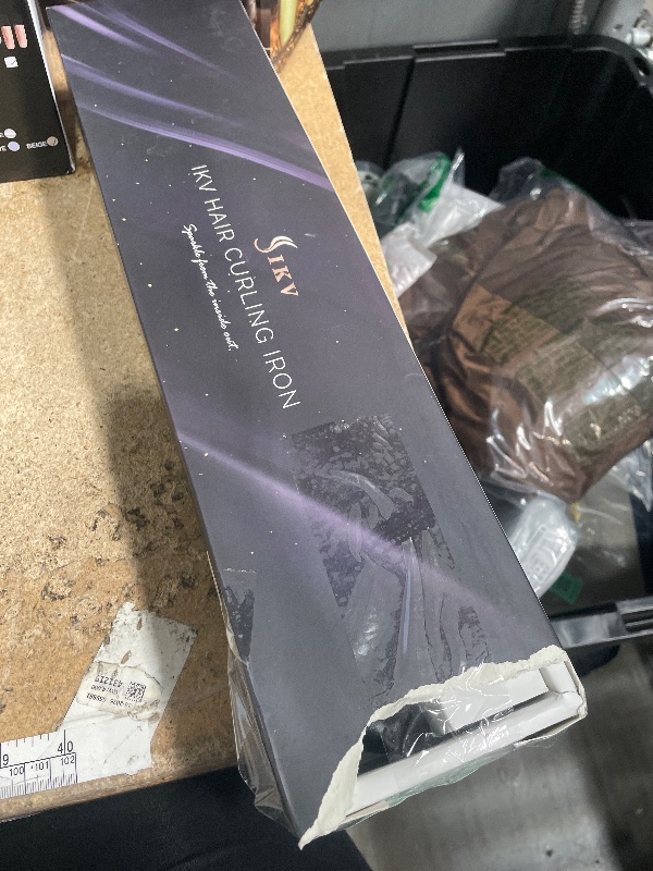 Photo 1 of 2 Inch Curling Iron Extra Long Barrel for Long Hair, Large Barrel Curling Wand Ceramic Tourmaline with LCD Display,10 Temps, Dual Voltage