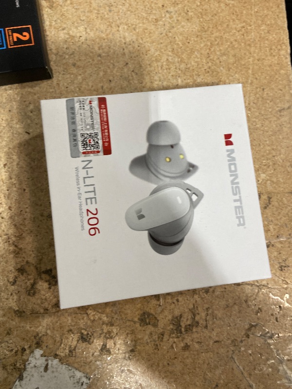 Photo 1 of ***Leftear  DOESNOT WORK****Monster Bluetooth Headphones, White