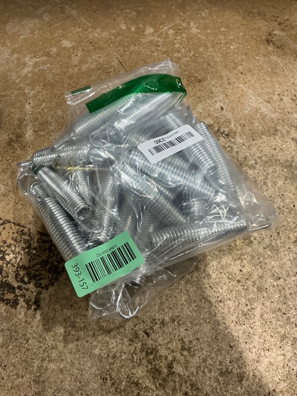 Photo 1 of 20 Pack 5.5 Inch Trampoline Spring Heavy Duty Galvanized Steel Replacement Trampoline Parts Springs with Pull Tool T-Hook for Outdoor Trampoline Aotob, Skywalker, JumpKing, UpperBounce, SkyBound