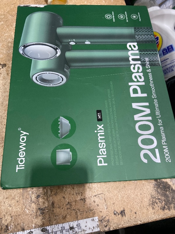 Photo 1 of ** FOR PARTS ONLY ** Tideway Hair Dryer, Blow Dryer with Diffuser High-Speed Plasma Ionic Low Noise for Fast Drying, Travel Hair Dryer for Women and Man, Curly/Wavy & Long/Thick Color-Treated Hair H11