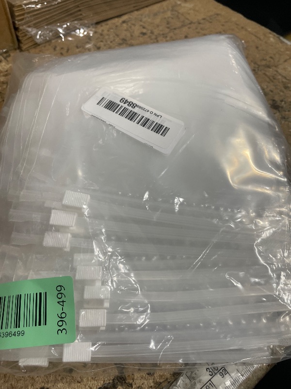 Photo 1 of 100 Count - Slider Zip Food Storage Sandwich Bags, 6" x 6" (1 Pint) 3 Mil Heavy Duty, Strong & Durable For Freezer Storage, For Sandwiches, Snacks & More. GPI