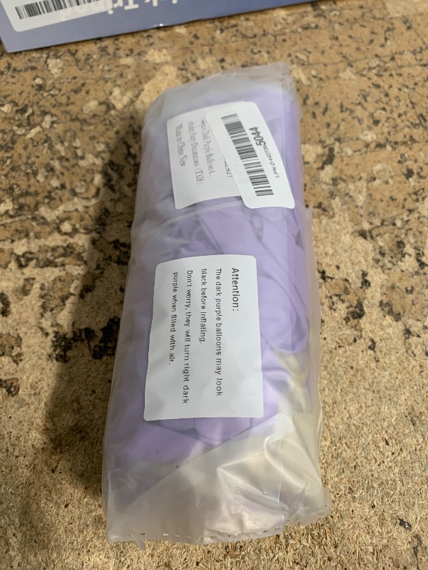 Photo 1 of 136pcs Purple Balloons Garland Arch Kit, 18 12 10 5 In Dark Light Metallic Purple Confetti Latex balloons Different Sizes for Purple Birthday Butterfly Wedding Baby Shower Party Decorations