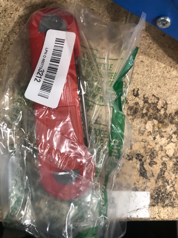 Photo 1 of 0.5 Sec Instant Read Meat Thermometer Digital with ±0.5? Precision, Food Thermometer for Cooking Kitchen Gadgets, Oven Grill Candy BBQ Essentials Accessories, Gifts for Him Dad Men Birthday, Red